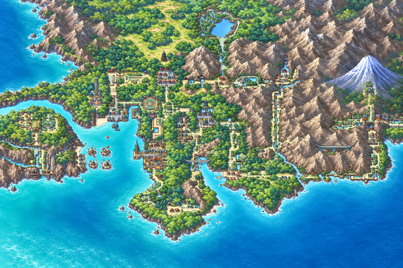 Johto map preview